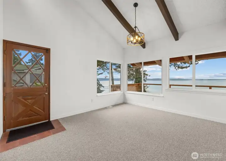 Primary Bedroom with access to deck.