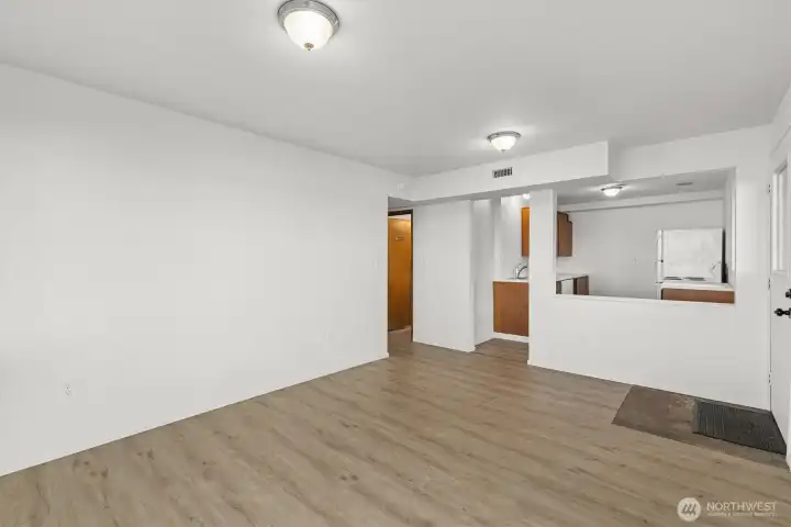 Kitchen w/family room. Or, MIL apartment? The options are endless,