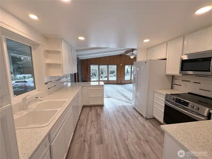 Kitchen from the Back Mud Room