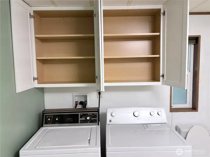 Powder Room/Laundry Room Storage