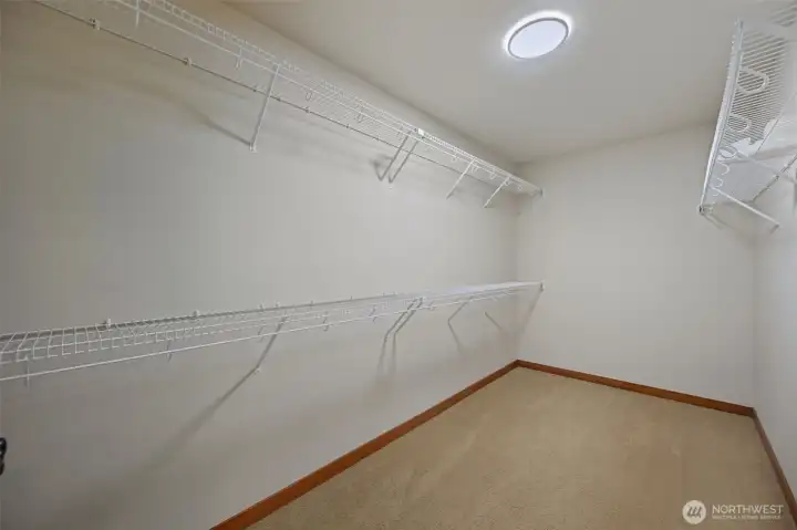 Master Walk-in Closet