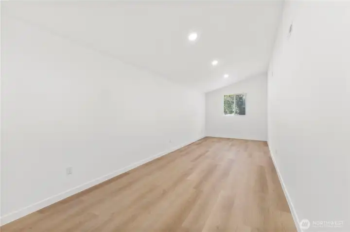 This is a bonus room off the garage with HVAC and electrical.