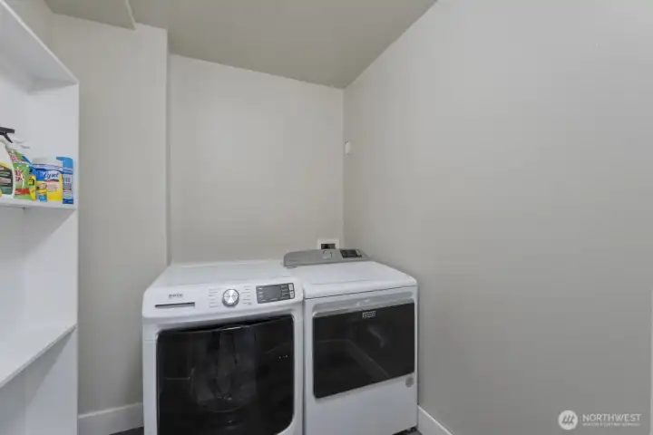 Laundry Room is conveniently located upstairs.