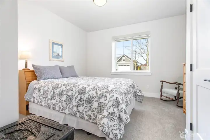 Bedroom #2, this one faces west.