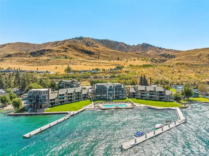 Peterson's waterfront is The Premeire Chelan destination, moorage for your boat literally steps away from your condo.