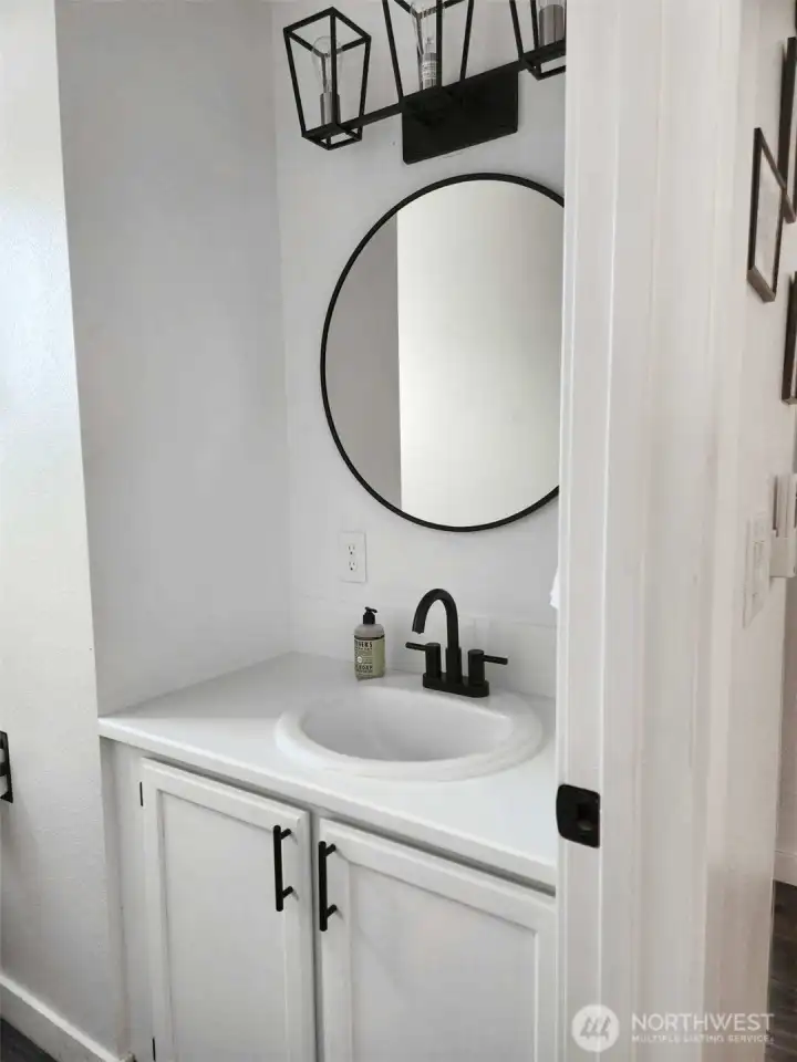 Downstairs half bath