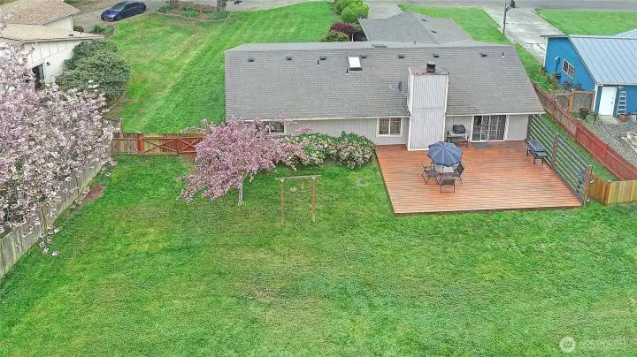 Back Yard Aerial View
