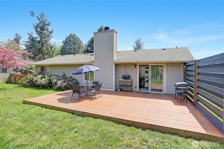 Back Entertaining Deck