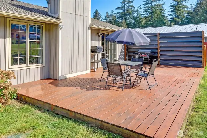 Back Entertaining Deck