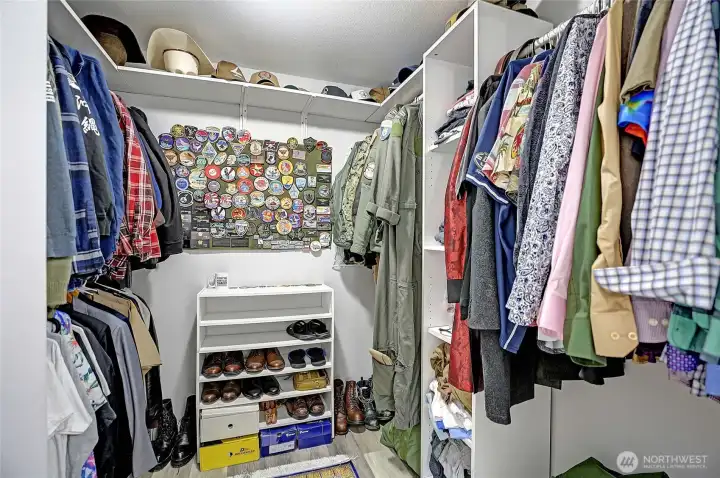 Primary Walk In Closet