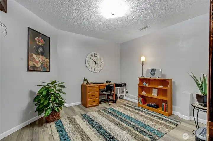 Downstairs craft/office/ flex room.