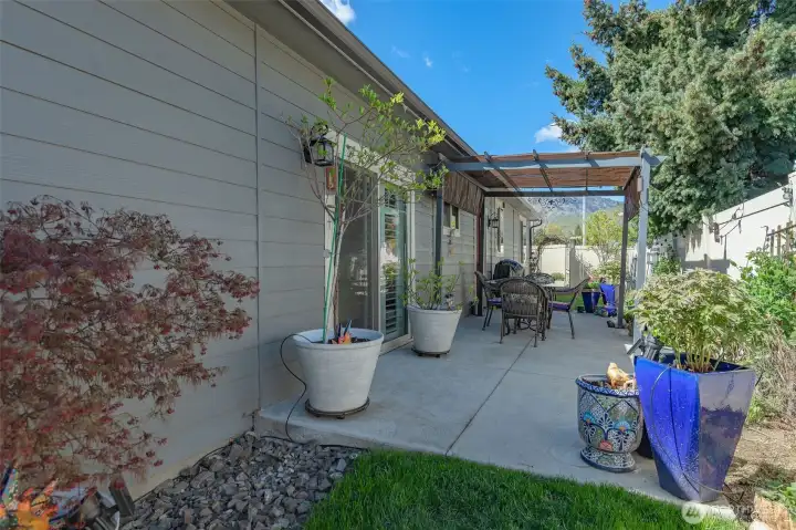 Backyard patio