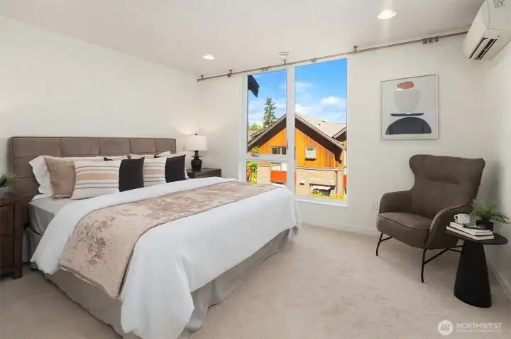 Primary bedroom with ensuite bathroom. Primary bedroom with ensuite bathroom.