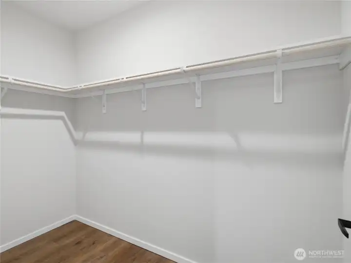 Primary closet Primary closet