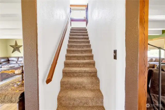 Hardwood railing from 1936 orignial structure