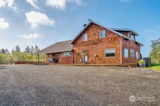 Cedar shake siding from local cedar