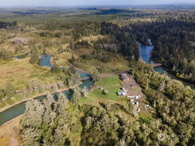 133 Burrows Rd in the 98550 zip code . 3495 sq ft Custom built home on almost 5 acres of pristine bayside land which boarders the PNW wilderness with saltwater access to the Bay from its backyard. Set on Cambell slough and ribboned by the mouth of the Humptulips River ! Minutes from the quaint coastal town of Ocean Shores WA and all the Pacific Ocean Beaches. Short driving distance to the Sea Brook community and close to big box stores in Aberdeen and approx. 1.5 hours from the city of Olympia. This one-of-a-kind property and expertly crafted home are a PNW true gem and rare find on the real estate market in this region.