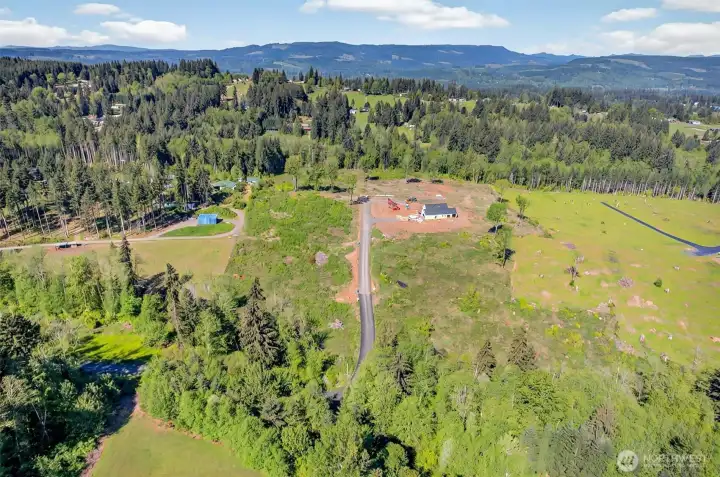 Aerial View Looking West