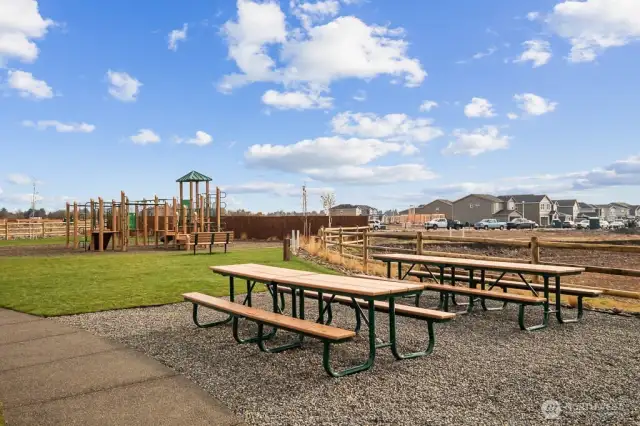 Paved walking trails around the community.