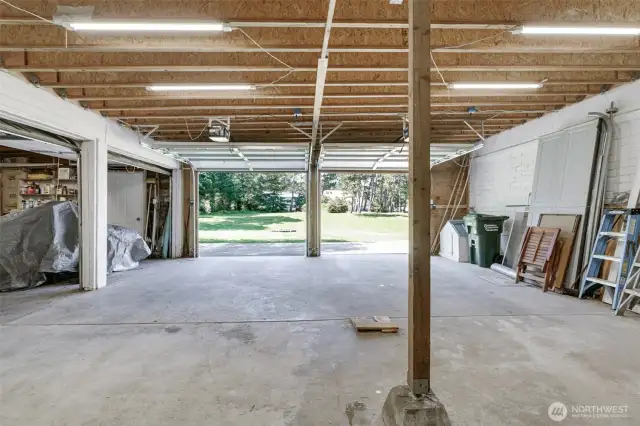 Extra Deep garage bays!