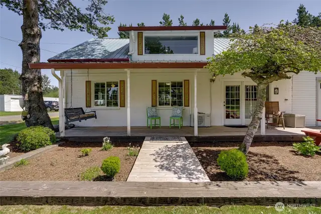 Close up of Front of Home.