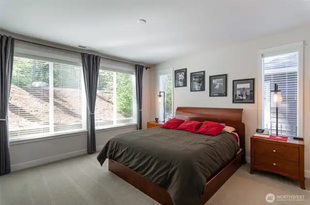 Spacious primary suite.