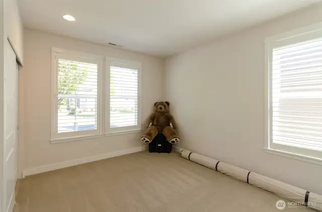 Second bedroom has it's own full bath.