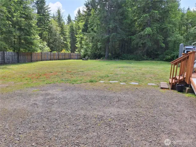 Large , open  Backyard