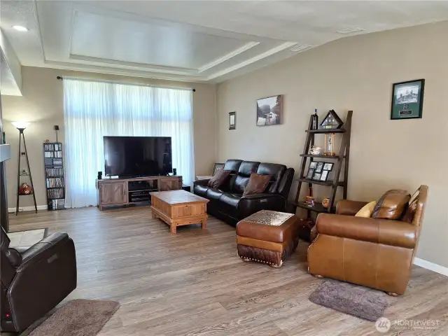 All new Luxury Vinyl fooring paint , throughout home
