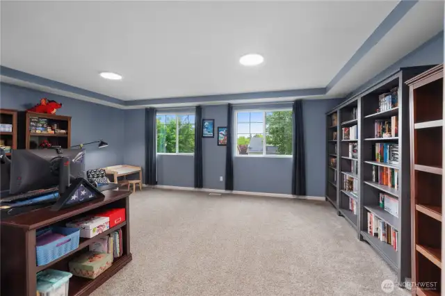 Here is the very large bonus room upstairs!