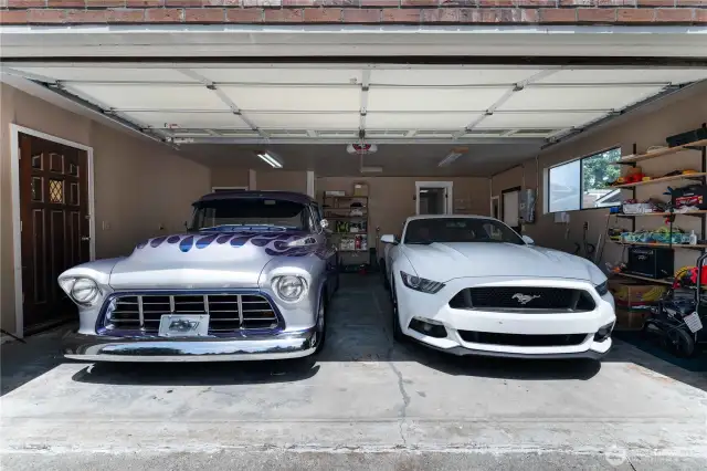 Large Two car garage