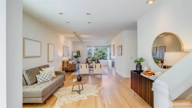 Home features soaring ceilings, oversized windows, and flexible living spaces filled with natural light.