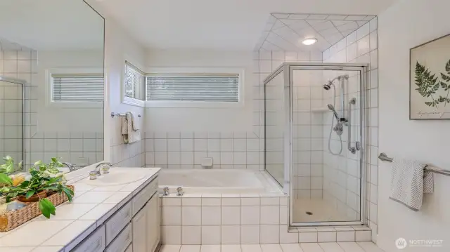 Primary bathroom.