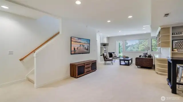 On the lower level, you'll find incredible flexibility to suit your lifestyle.