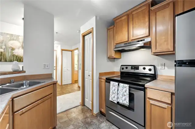 Pantry Closet Next to Kitchen