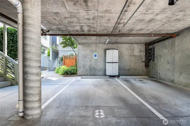 Parking space 8 right next to your unit.