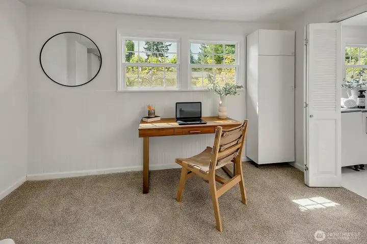 A den that could be converted into a fourth bedroom.