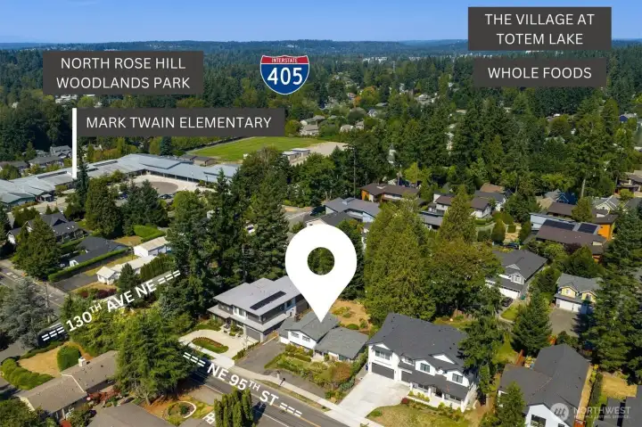 Near The Village at Totem Lake, close to 405 access.