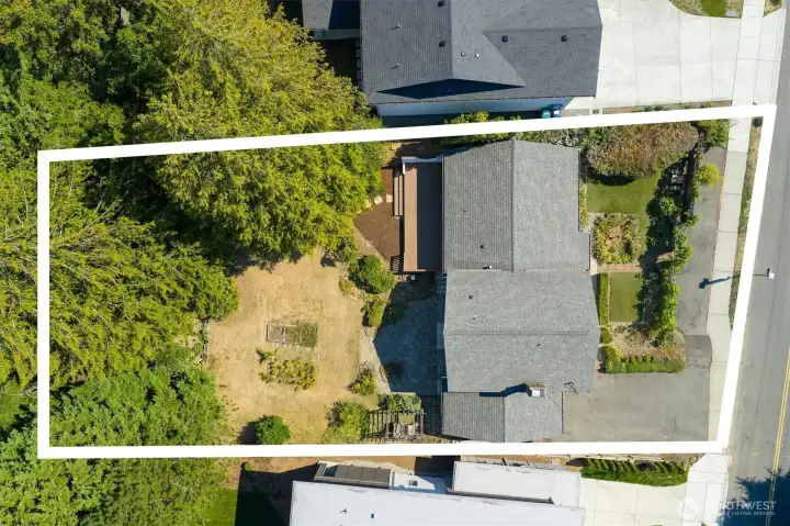 A sprawling 10,000+ sq. ft. flat lot with endless potential.