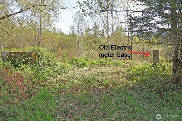 Power serviced an RV at one time. Meter has been removed