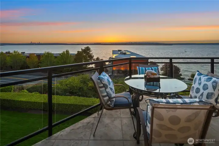 Expansive Deck with Views of the City