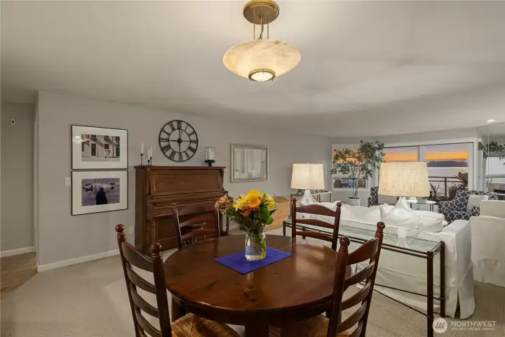 Large Formal Dining Off Living Room