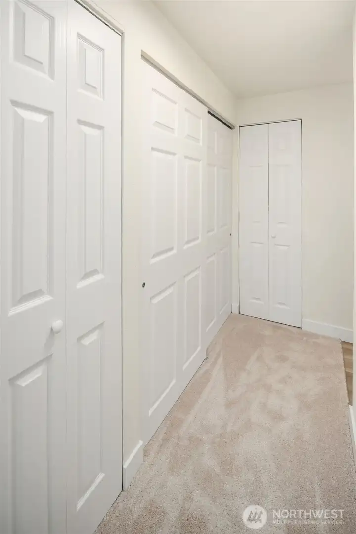 Closet Lined Hallway
