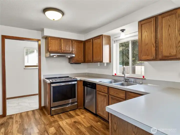 Functional kitchen layout with ample space
