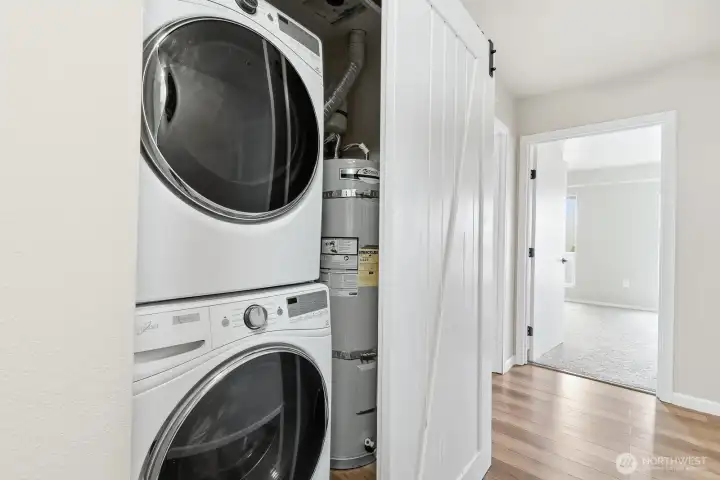 Convenient in-unit washer and dryer
