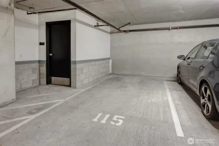 Secure Parking Stall