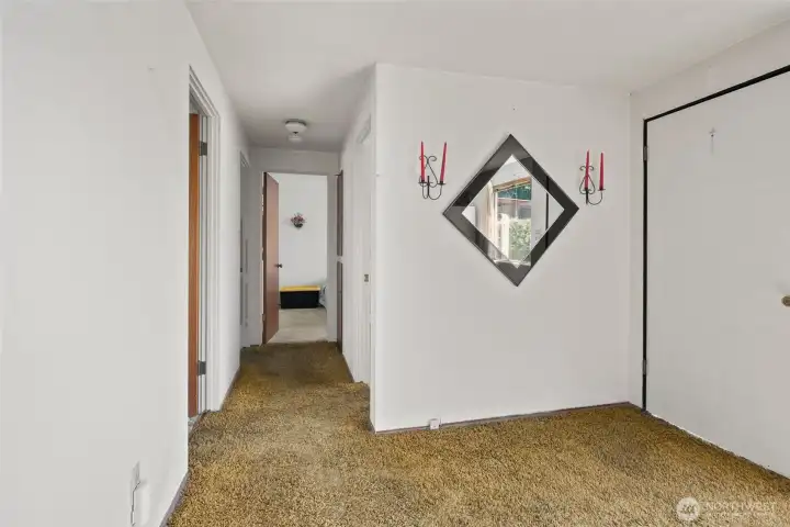 Hallway to bedrooms