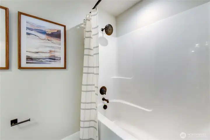 Upstairs Hallway Bathroom photos of completed 2368 on Lot 8