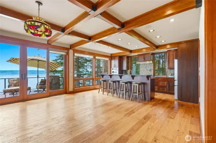 Chef's kitchen designed with entertaining in mind!