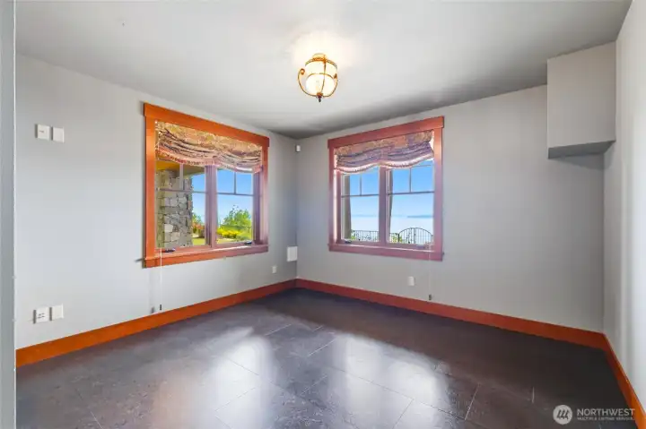 2nd lower level bedroom with large closet